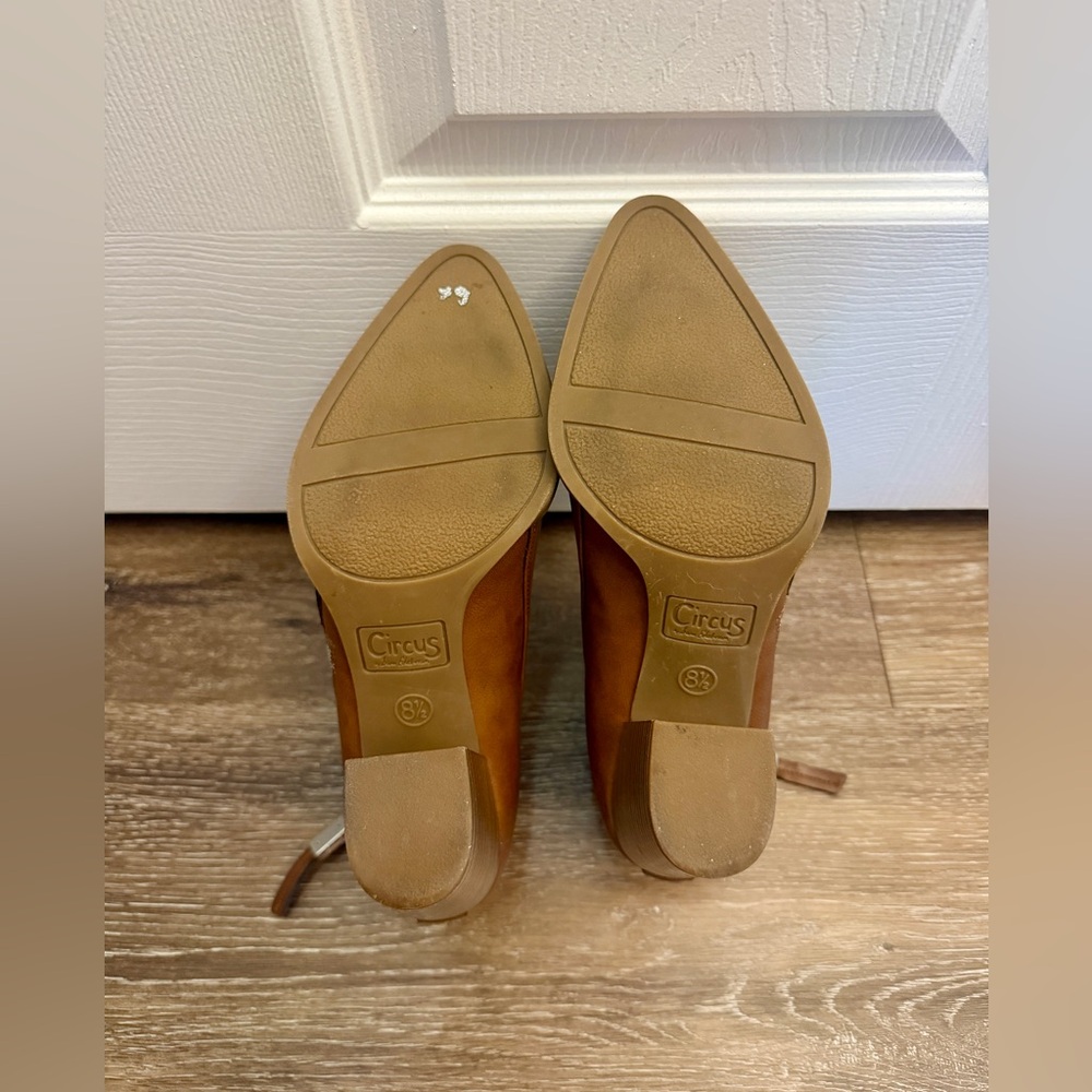 Circus by Sam Edelman Faux Leather Brown Ankle Booties, Women’s Size 8.5 - Picture 10 of 10